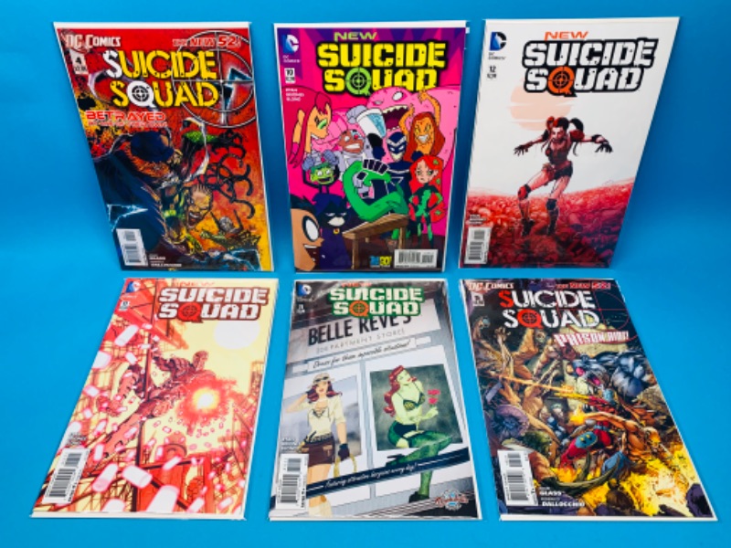 Photo 1 of 625282…6 suicide squad comics in plastic sleeves 