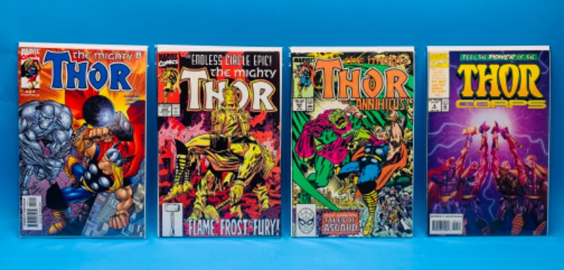 Photo 1 of 625293…4 Thor comics in plastic sleeves 