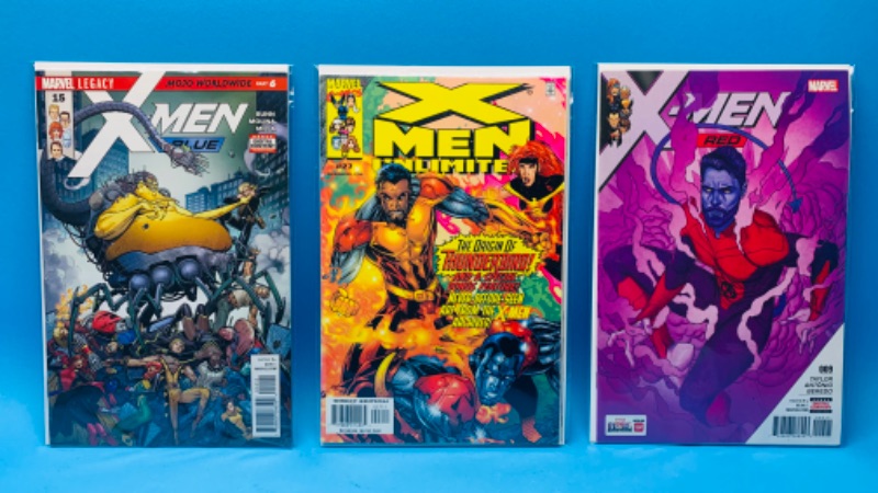 Photo 1 of 625294…3 X-men comics in plastic sleeves 