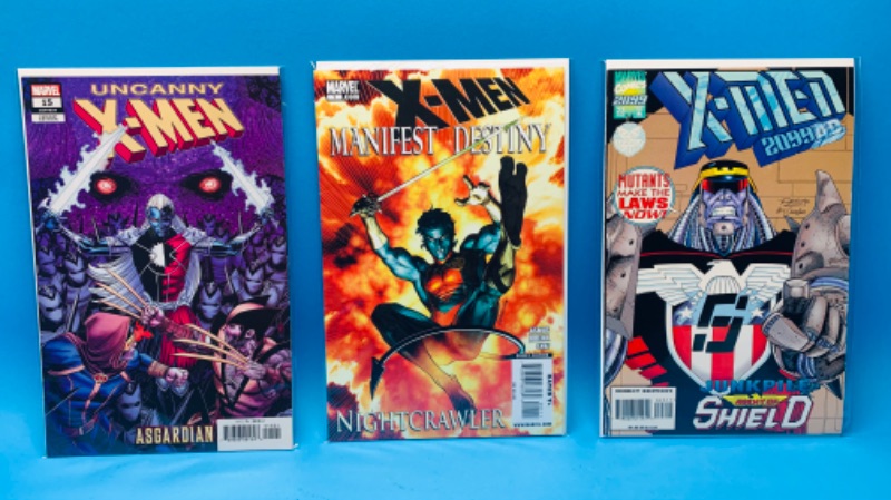 Photo 1 of 625295…3 X-men  comics in plastic sleeves 