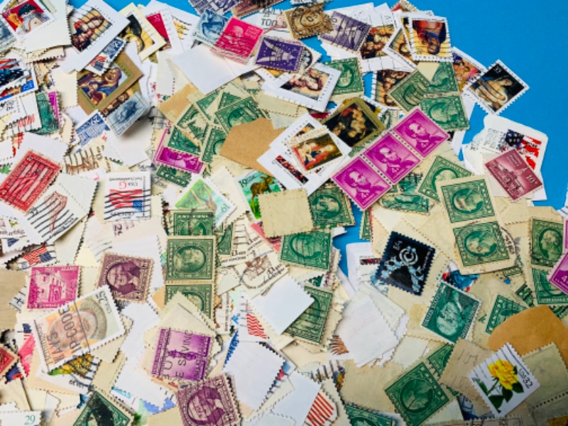 Photo 2 of 625371…1000+ misc used stamps