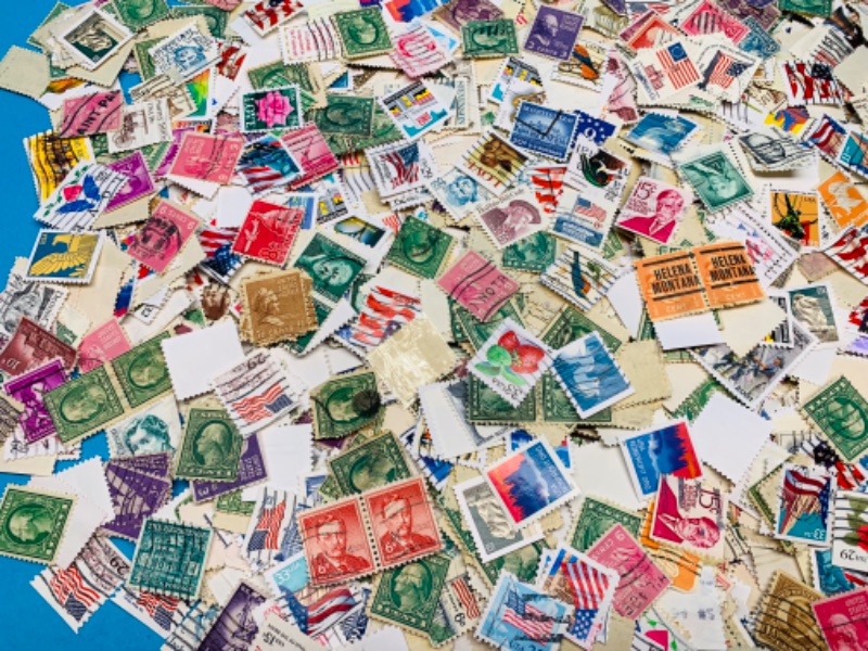 Photo 4 of 625372…1000+ misc used stamps 
