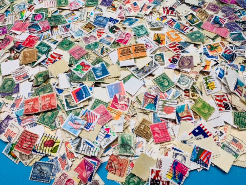 Photo 6 of 625372…1000+ misc used stamps 