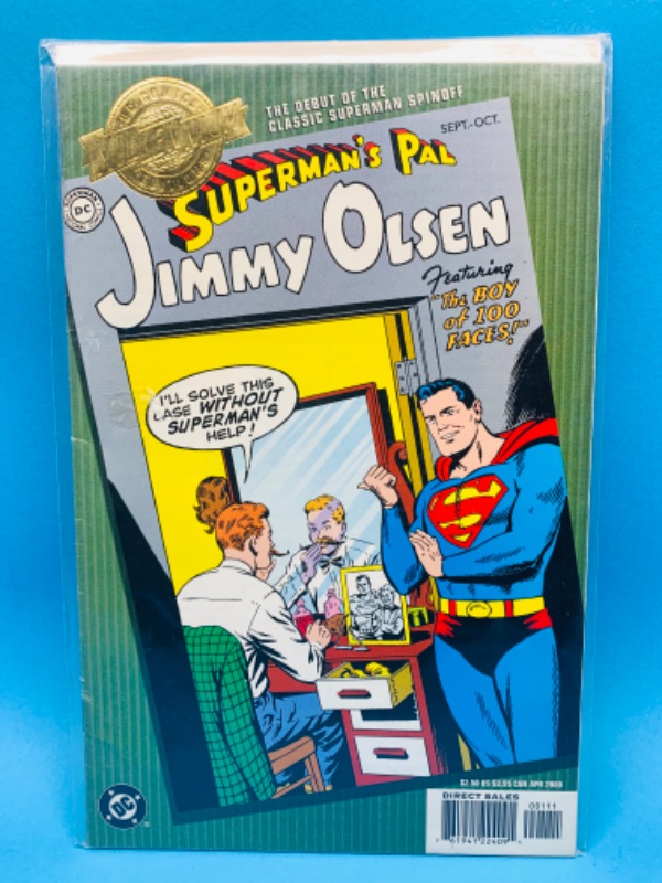 Photo 1 of 625374…millennium edition Superman’s pal Jimmy Olsen comic in plastic sleeve 