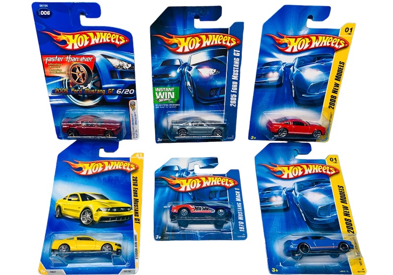 Photo 1 of 625427…6 hot wheels die cast mustangs 