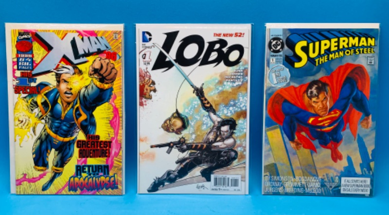 Photo 1 of 625435…3 comics all #1’s in plastic sleeves 
