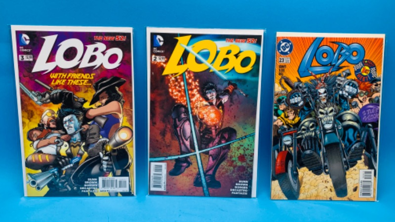 Photo 1 of 625438…3 Lobo  comics in plastic sleeves 