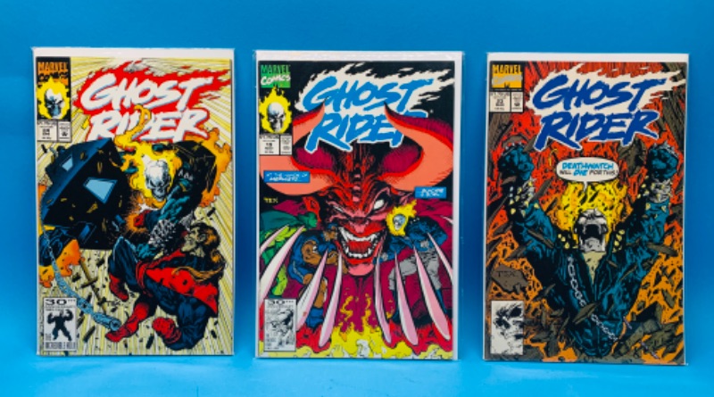 Photo 1 of 625439…3 ghost rider  comics in plastic sleeves 