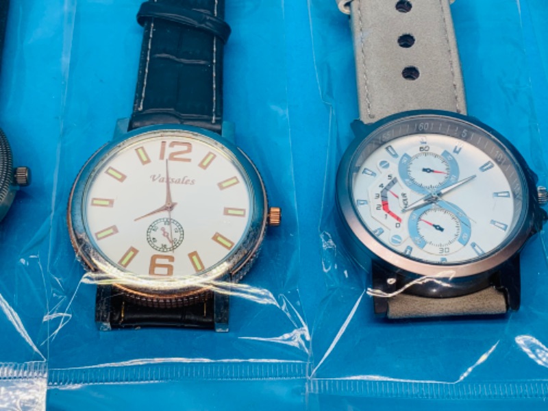 Photo 2 of 625617…5 mens fashion watches - will need batteries replaced 