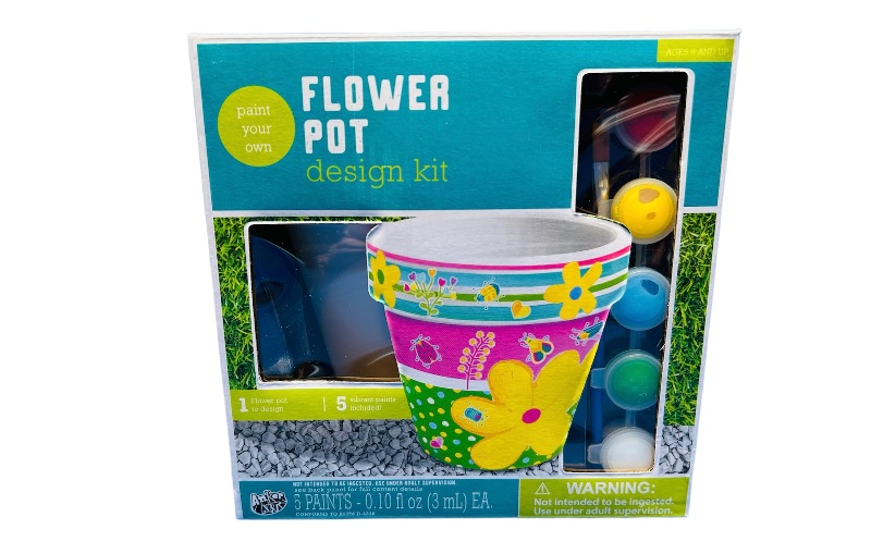 Photo 1 of 625759…paint your own flower pot craft