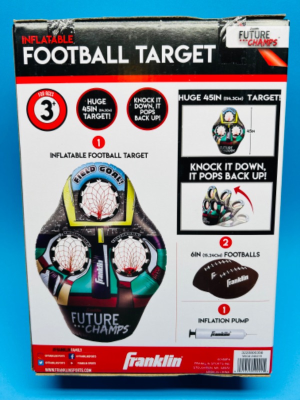 Photo 2 of 625780…Franklin inflatable football target game 