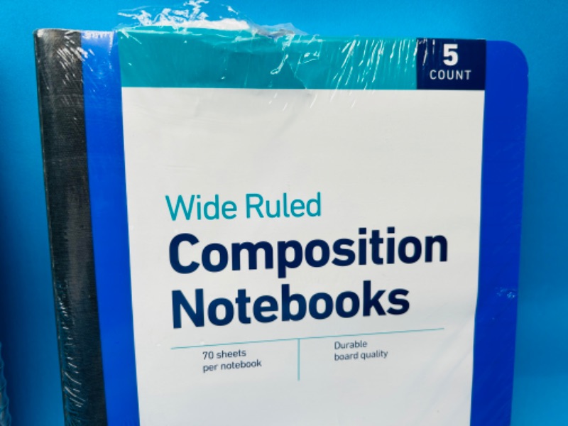 Photo 1 of 625792…5 count each  spiral and composition notebooks -10 total