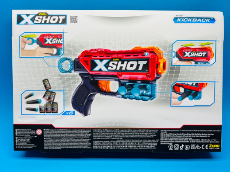 Photo 2 of 625800…Zuru X Shot toy gun with target cans