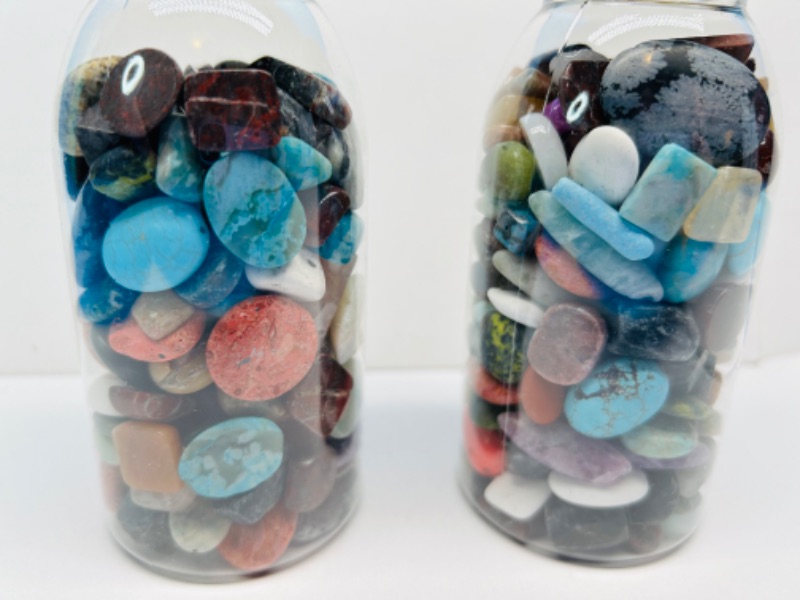 Photo 3 of 625807… 2 bottles of small polished rocks 5” each