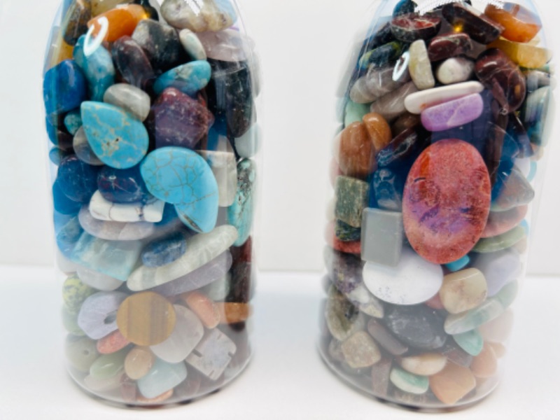 Photo 2 of 625809… 2 bottles of small polished rocks 5” each