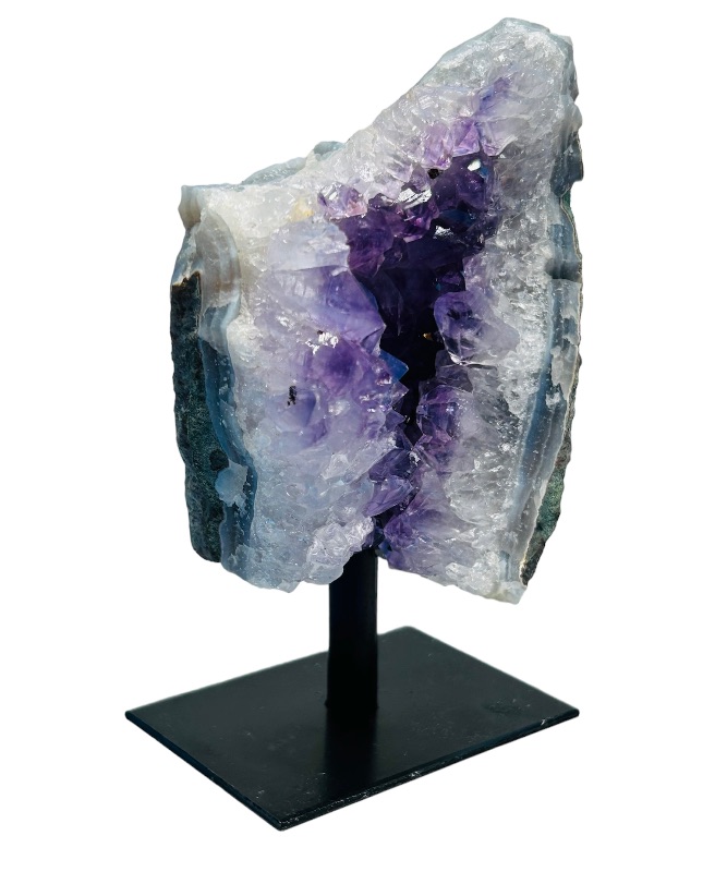 Photo 1 of 625816…5”  amethyst rock on stand - height includes stand 