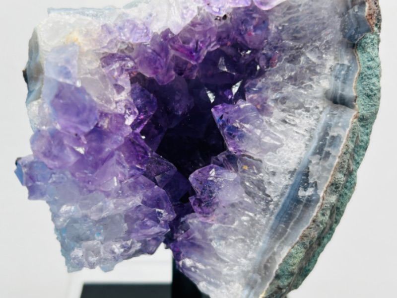 Photo 4 of 625816…5”  amethyst rock on stand - height includes stand 