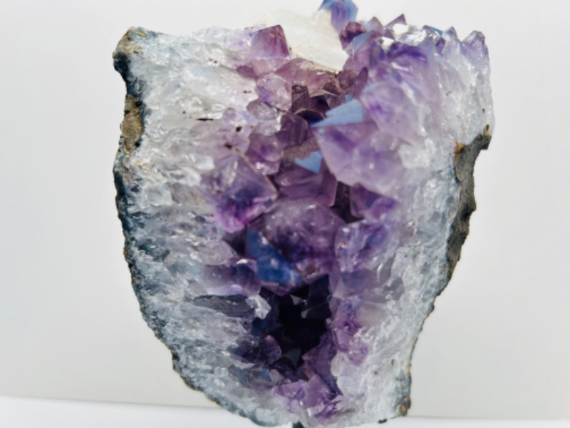 Photo 6 of 625825…6” amethyst crystal rock on stand - height includes stand 