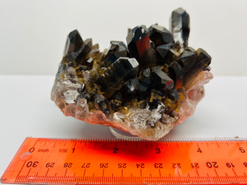 Photo 4 of 625826…4 x 3” smokey quartz rock with stand