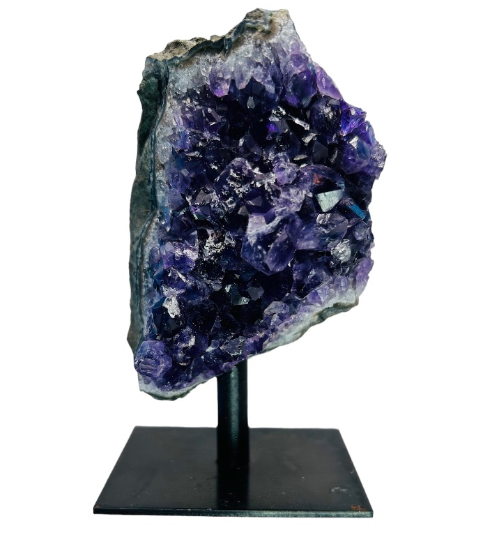 Photo 1 of 625829…4” amethyst rock on stand -height includes stand 