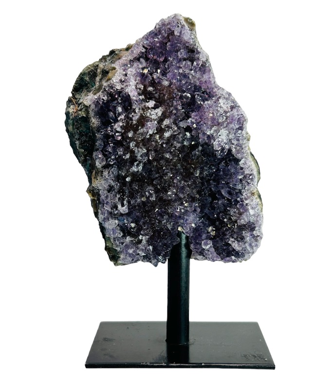 Photo 1 of 625833…5”  amethyst crystal rock on stand -height includes stand 