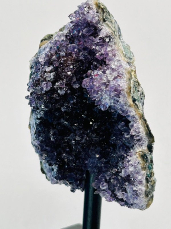 Photo 4 of 625833…5”  amethyst crystal rock on stand -height includes stand 