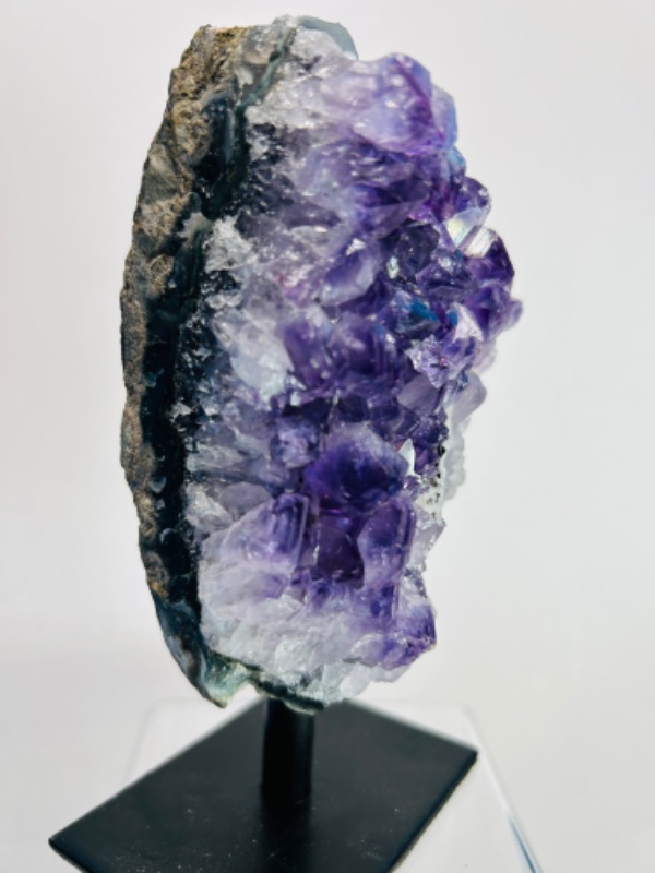 Photo 5 of 625837…5”  amethyst crystal rock on stand -height includes stand 