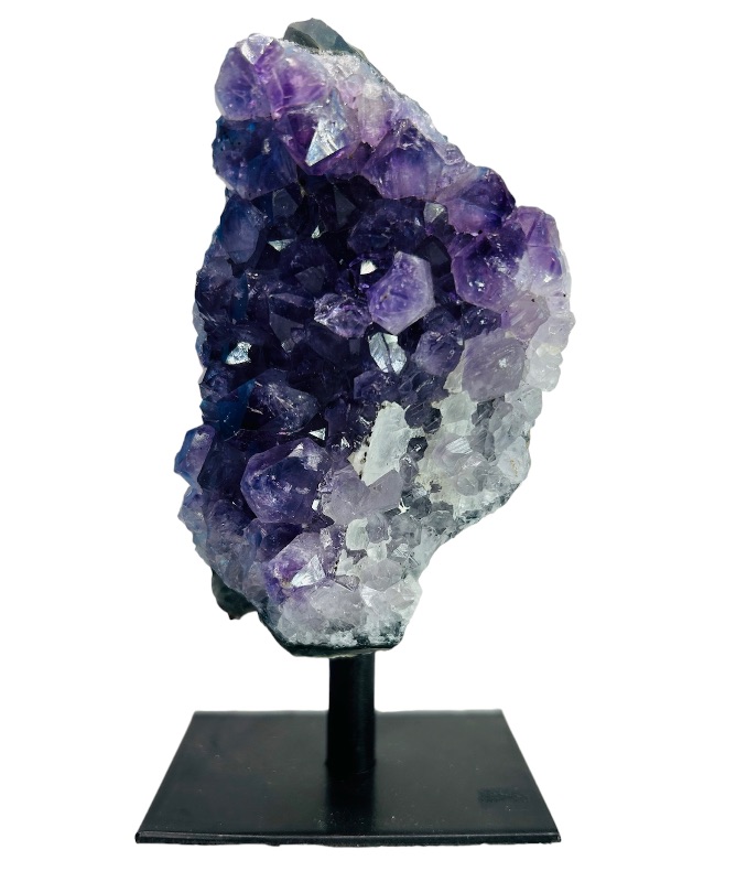 Photo 1 of 625837…5”  amethyst crystal rock on stand -height includes stand 