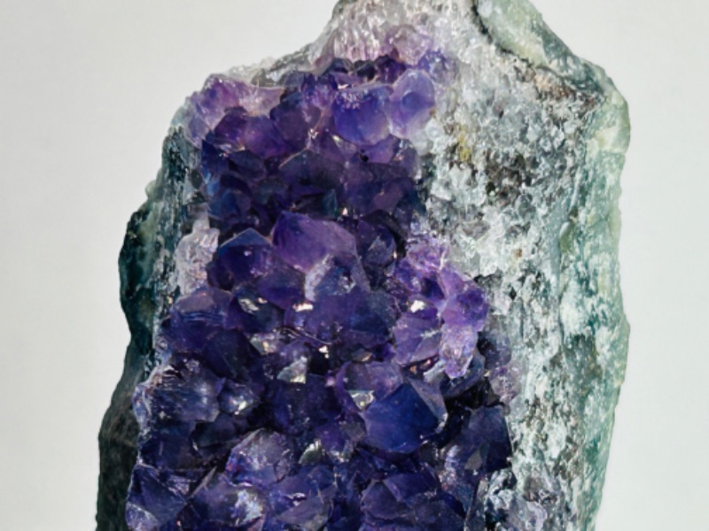 Photo 4 of 625838…6”  amethyst rock on stand -height includes stand 