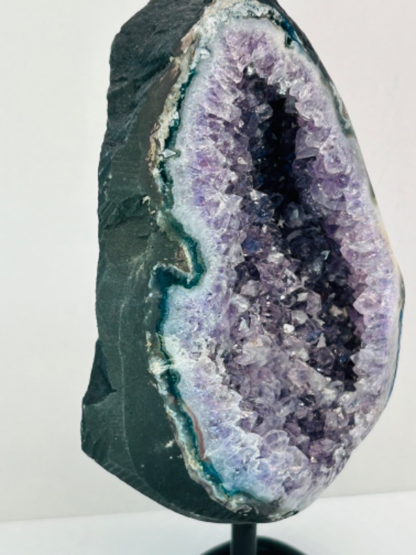 Photo 6 of 625839…7.5”  amethyst rock on stand -height includes stand 