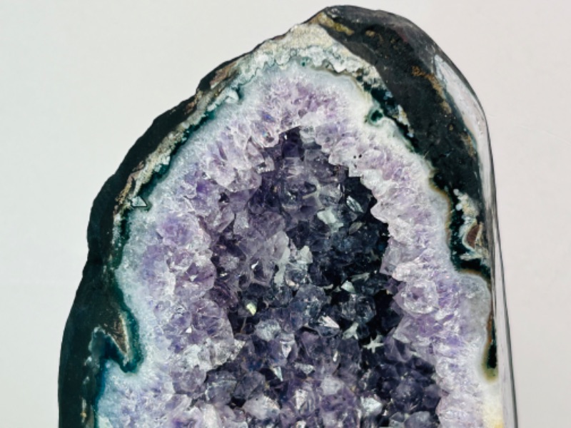 Photo 3 of 625839…7.5”  amethyst rock on stand -height includes stand 