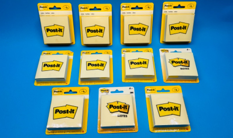 Photo 1 of 625856…11 packs of post-it notes 4 per pack 