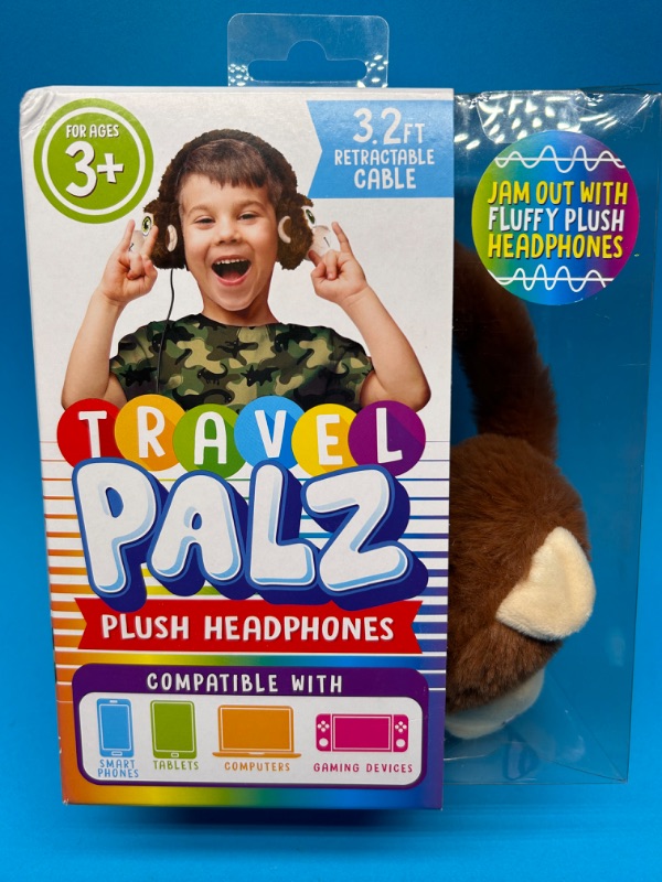 Photo 1 of 625859… plush headphones compatible with smartphones, tablets, computers and gaming devices 