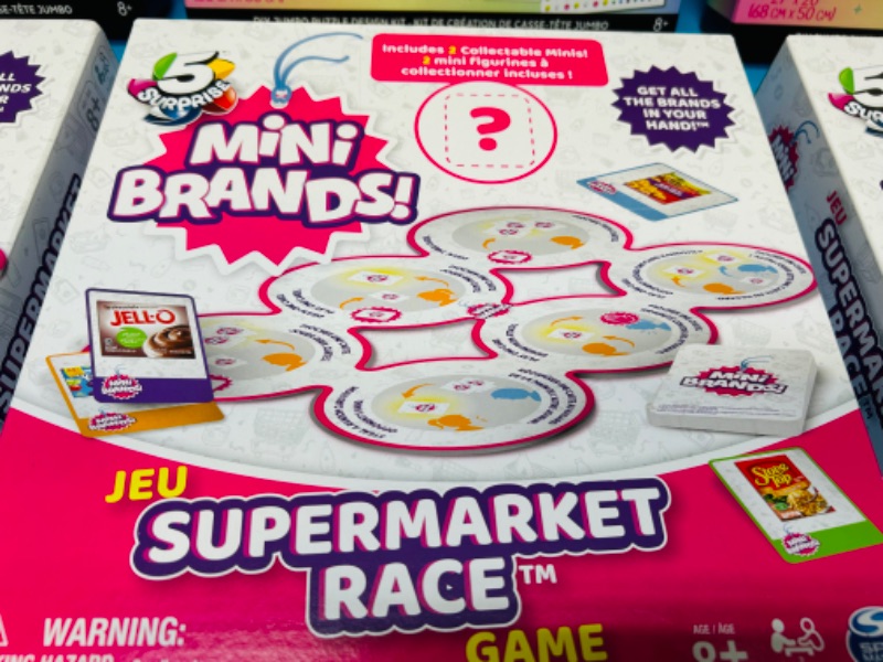 Photo 3 of 625864…3 color and bling jumbo puzzles and 3 mini brands games 