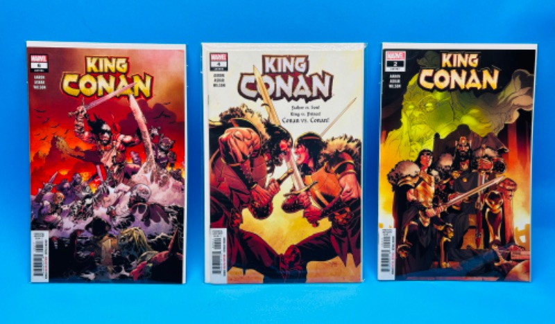 Photo 1 of 625900…3 king Conan comics in plastic sleeves 