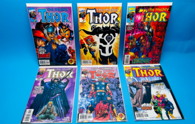 Photo 1 of 625901…6 Thor comics in plastic sleeves 