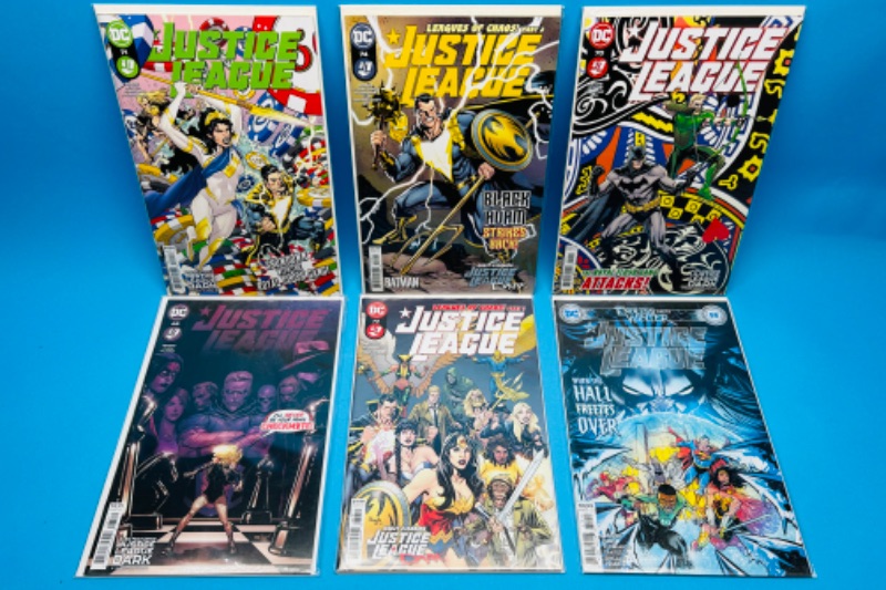 Photo 1 of 625902…6 justice league comics in plastic sleeves 