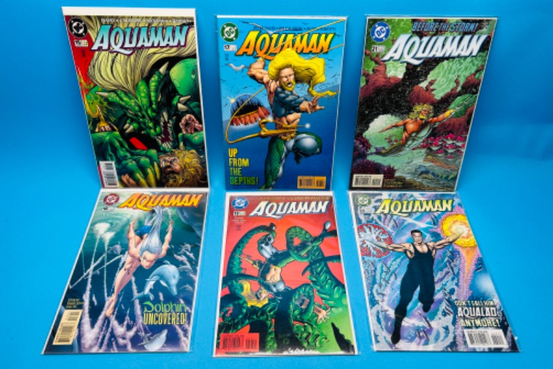 Photo 1 of 625903…6 aquaman comics in plastic sleeves 