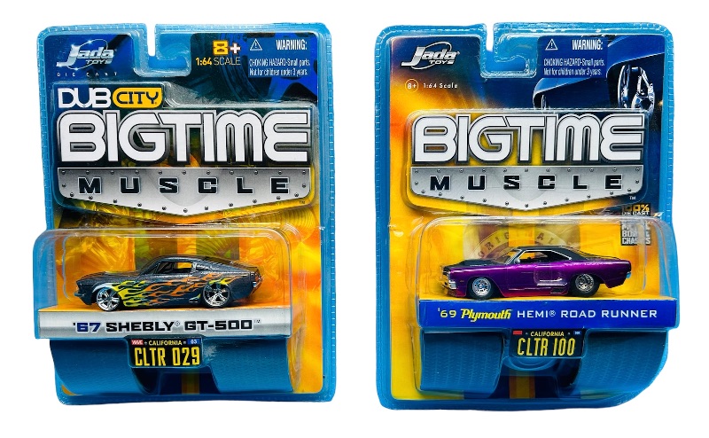 Photo 1 of 625988…2 Jada bigtime die cast muscle cars