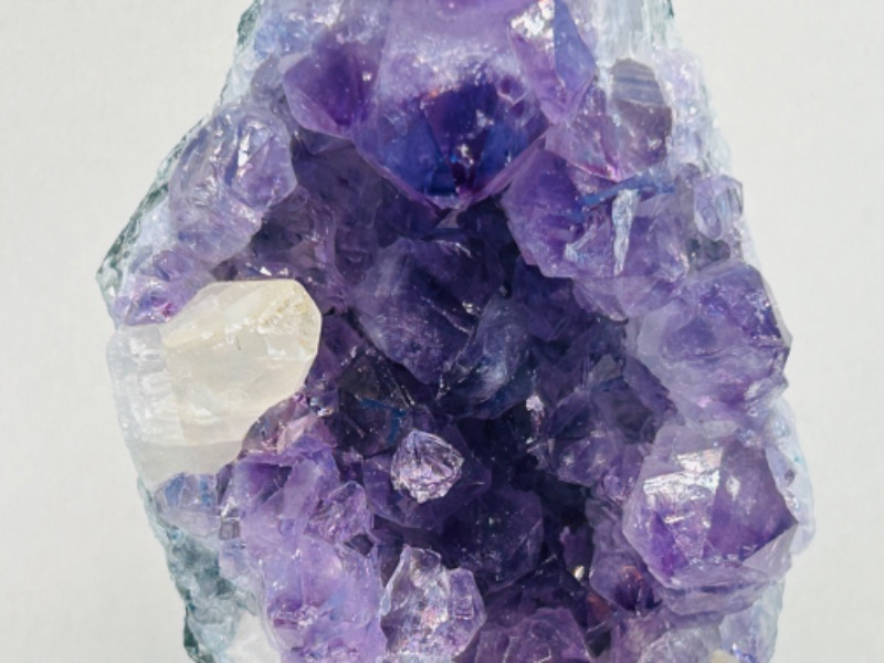 Photo 4 of 626035…6” amethyst crystal rock on stand - height includes display stand 