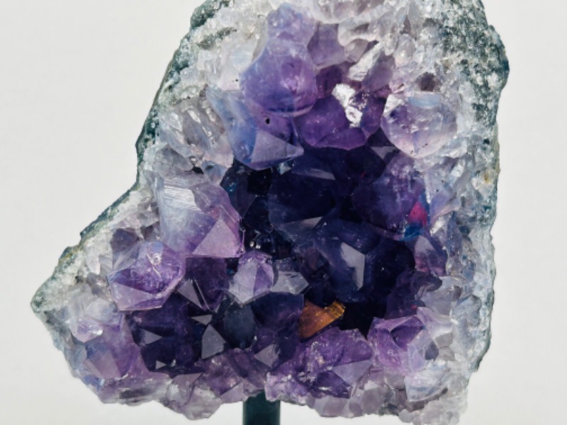 Photo 4 of 626036…6”  amethyst crystal rock on stand - height includes display stand 