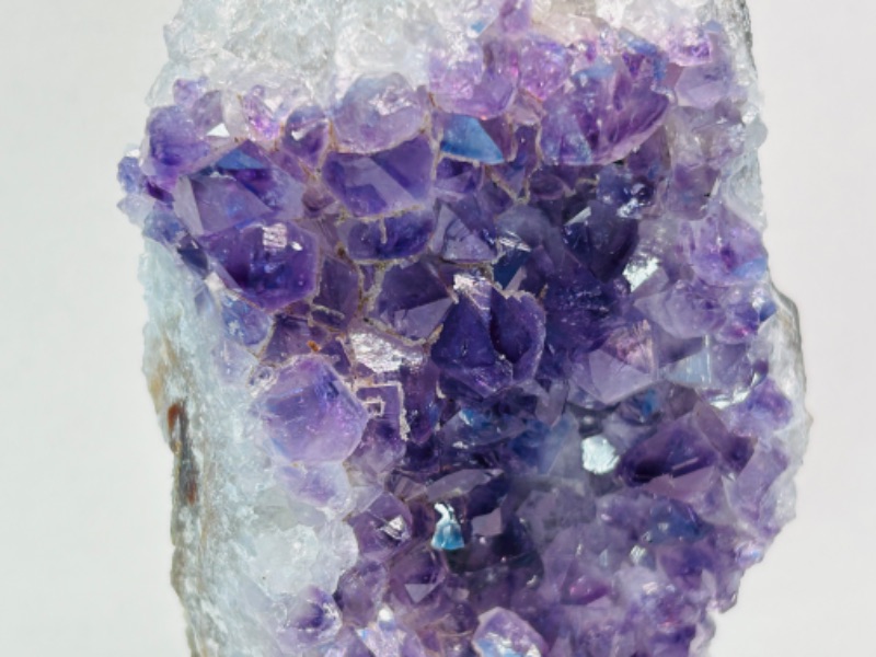 Photo 4 of 626037…6”  amethyst crystal rock on stand - height includes display stand 