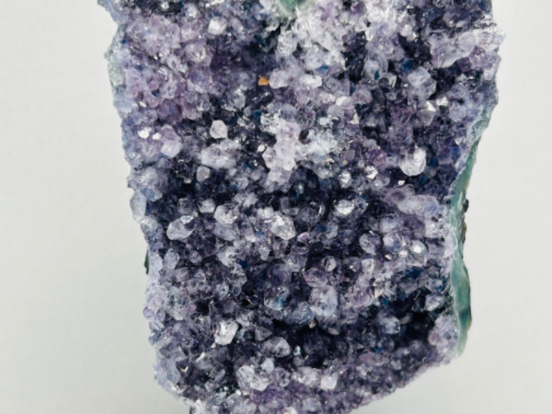 Photo 4 of 626038…6.5”  amethyst crystal rock on stand - height includes display stand 