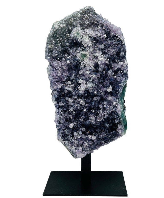 Photo 1 of 626038…6.5”  amethyst crystal rock on stand - height includes display stand 