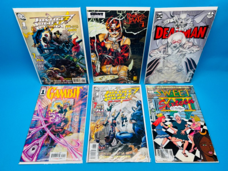 Photo 1 of 626049…6 comics all #1’s in plastic sleeves 