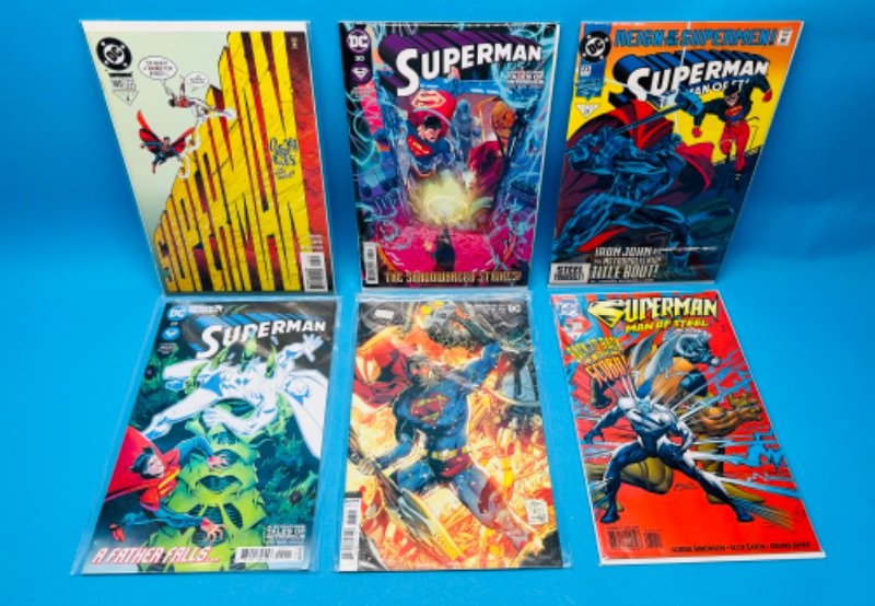 Photo 1 of 626053… 6 Superman comics in plastic sleeves 