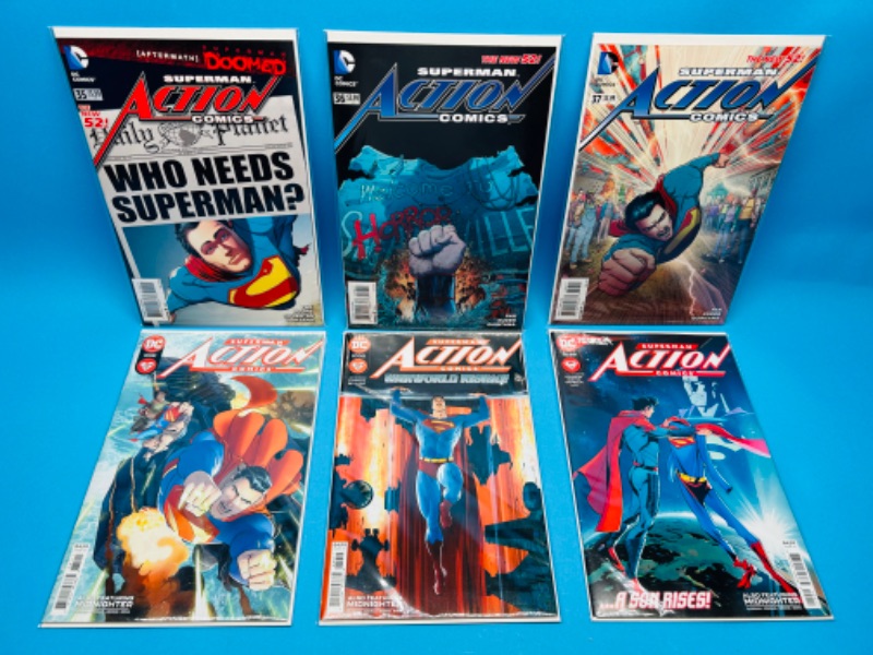 Photo 1 of 626055… 6 Superman comics in plastic sleeves 