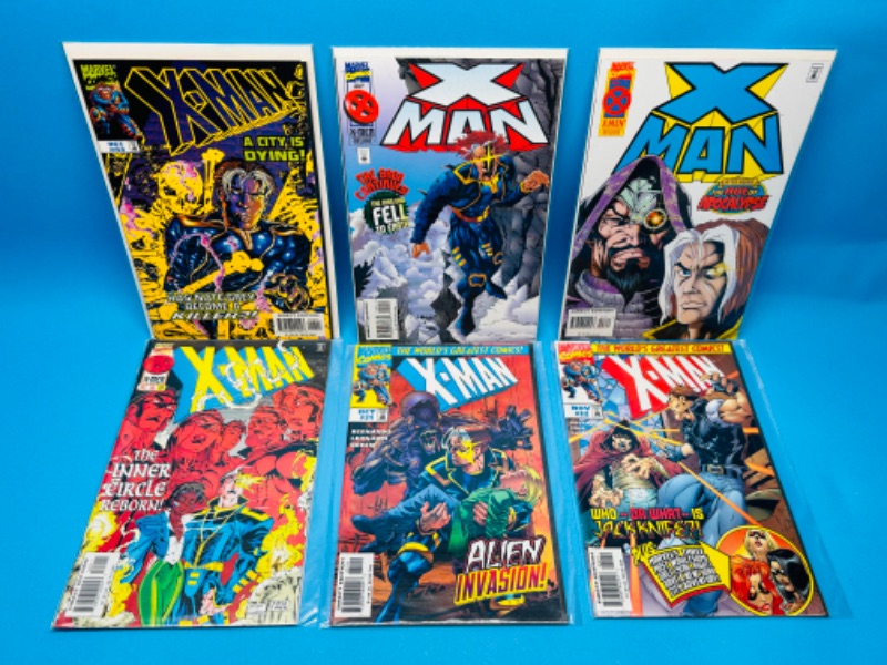 Photo 1 of 626071… 6 X-men comics in plastic sleeves 