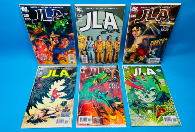 Photo 1 of 626075…6 JLA comics in plastic sleeves 