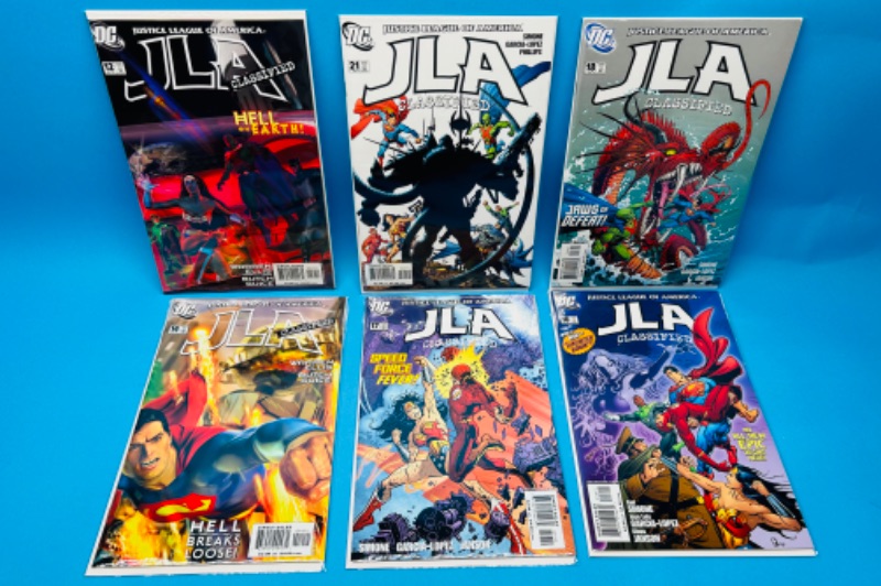 Photo 1 of 626076… 6 JLA comics in plastic sleeves 